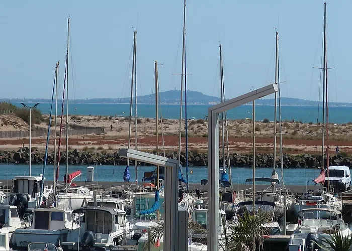 Studio Valras Vue Port Et Mer Wi-Fi Gratuit
