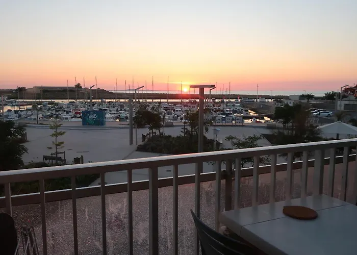 Studio Valras Vue Port Et Mer Wi-Fi Gratuit
